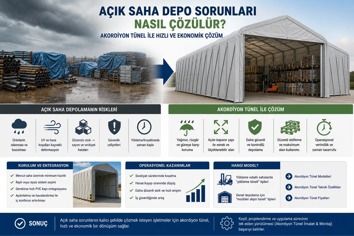 Açık Saha Depo Sorunları Nasıl Çözülür?
