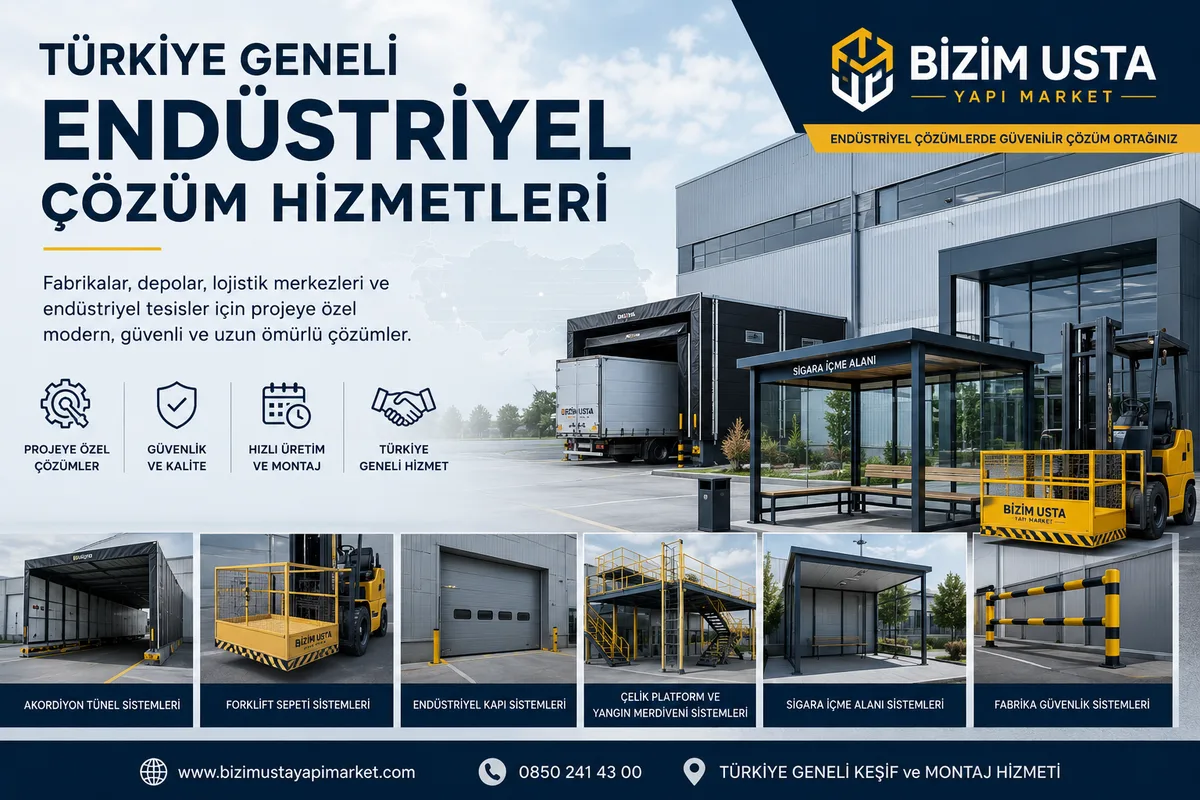 Türkiye Geneli Endüstriyel Çözüm Hizmetleri 