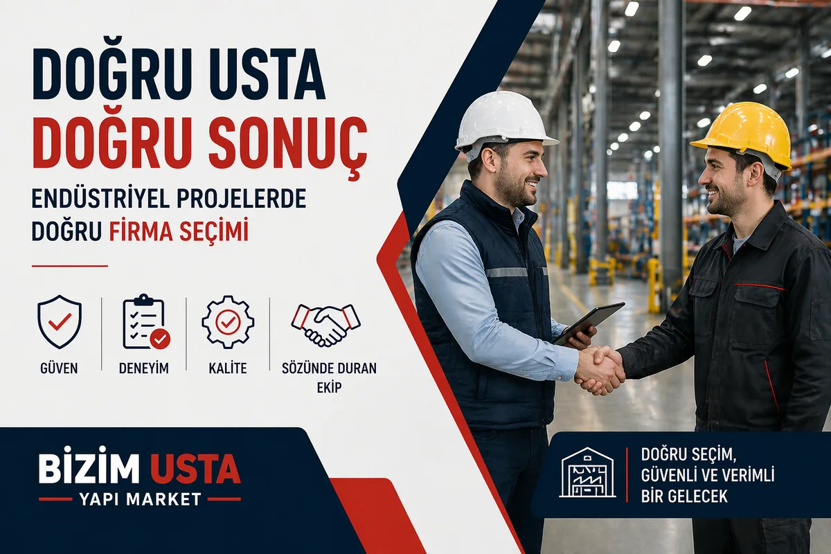 Endüstriyel Projelerde Doğru Usta ve Firma Nasıl Seçilir?