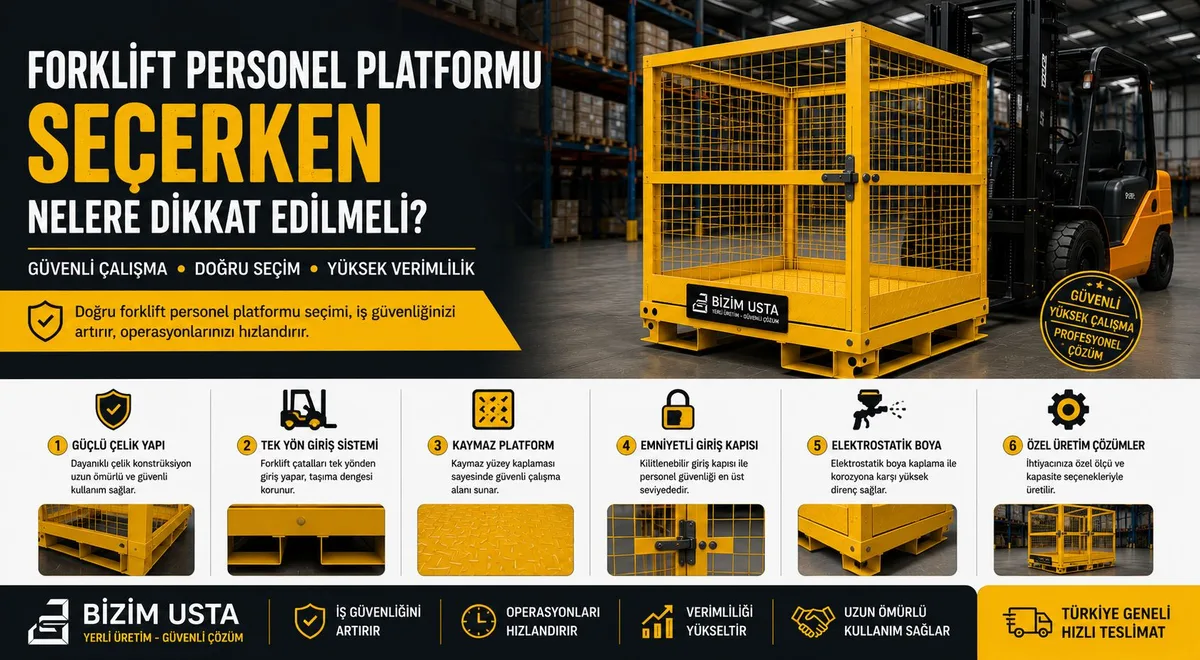 Forklift Personel Platformu Seçerken Nelere Dikkat Edilmeli?