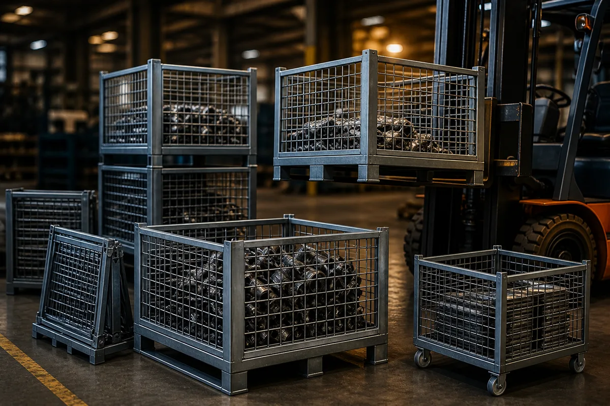 Metal Sepet Sistemleri Nedir? Endüstriyel Depolama ve Taşıma Çözümleri