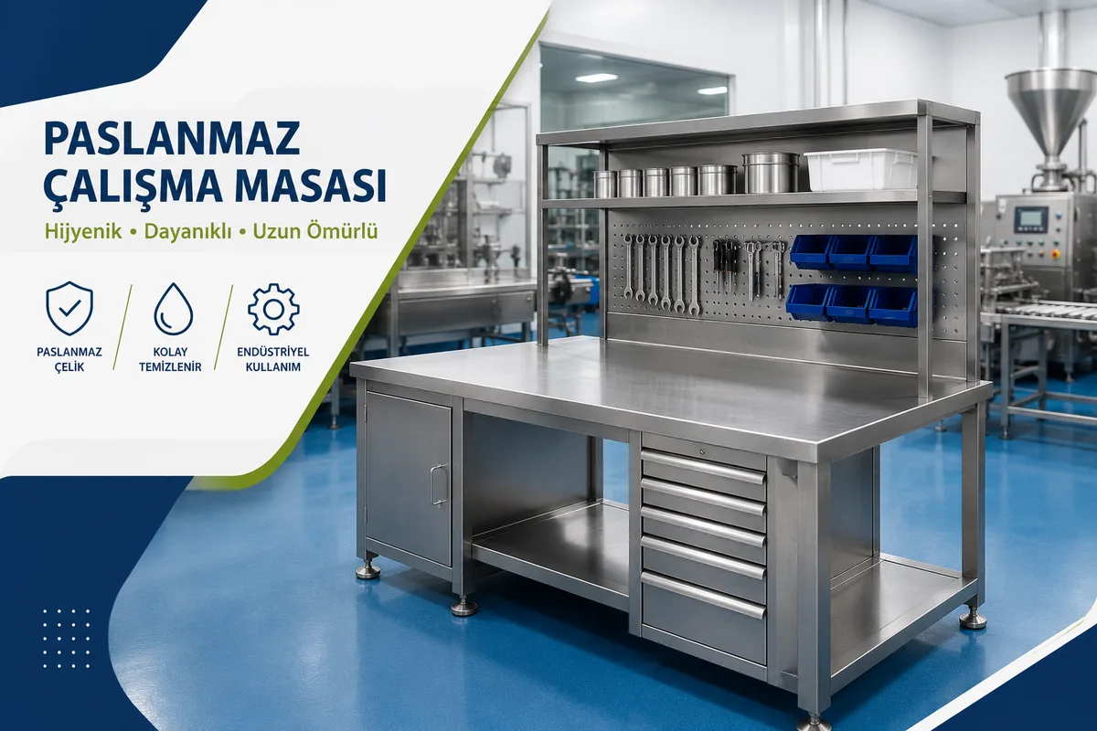 Paslanmaz Çalışma Masası Nerelerde Kullanılır?