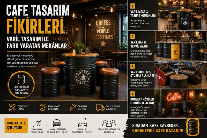 Cafe Tasarım Fikirleri