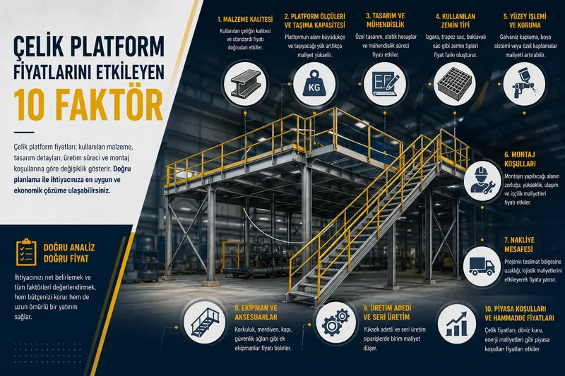 Çelik Platform Fiyatlarını Etkileyen 10 Faktör