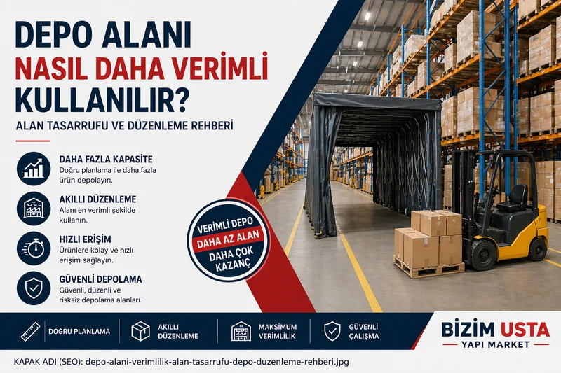 Depo Alanı Nasıl Daha Verimli Kullanılır?