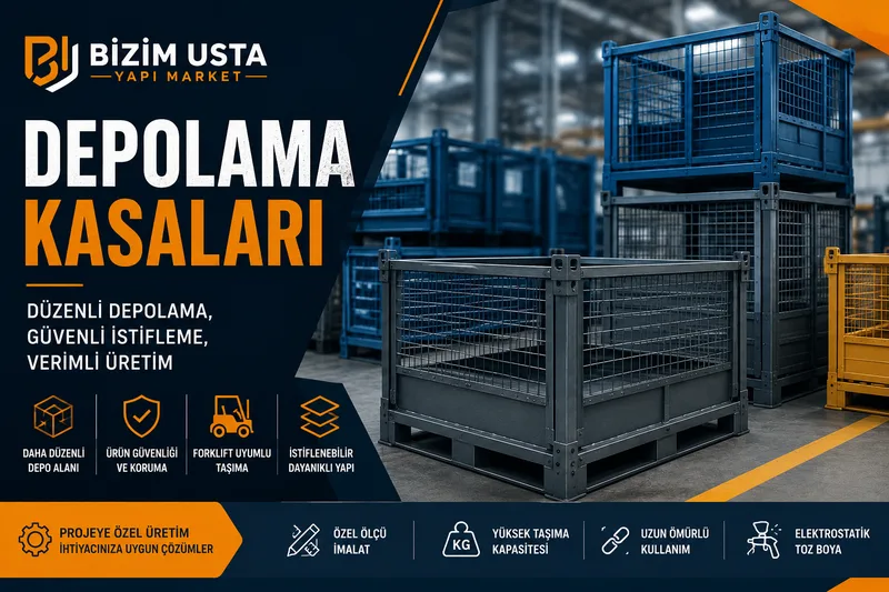 Depolama Kasaları Neden Fabrikalar İçin Vazgeçilmezdir?