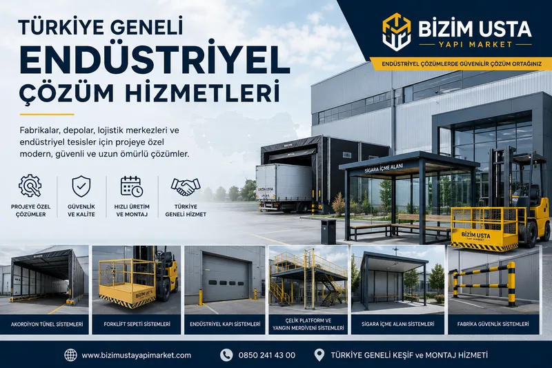 Türkiye Geneli Endüstriyel Çözüm Hizmetleri 