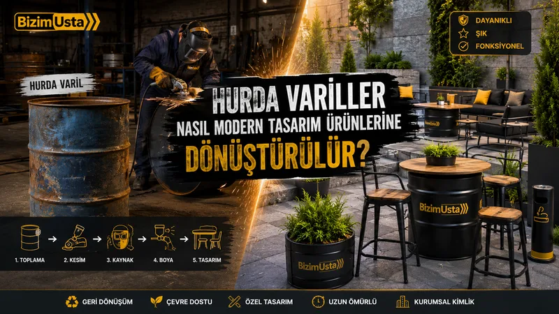 Hurda Variller Nasıl Modern Tasarım Ürünlerine Dönüştürülür?