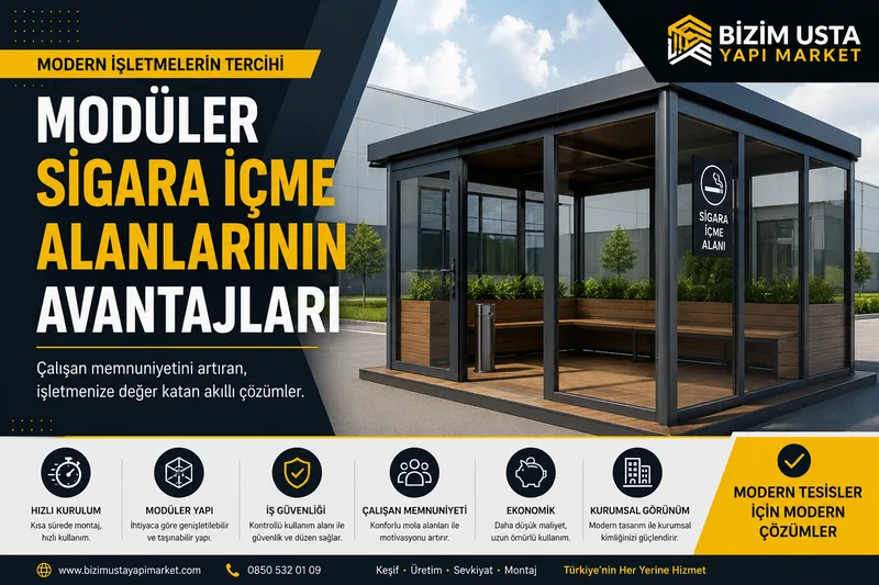 Modüler Sigara İçme Alanlarının Avantajları