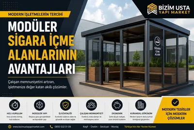 Modüler Sigara İçme Alanlarının Avantajları