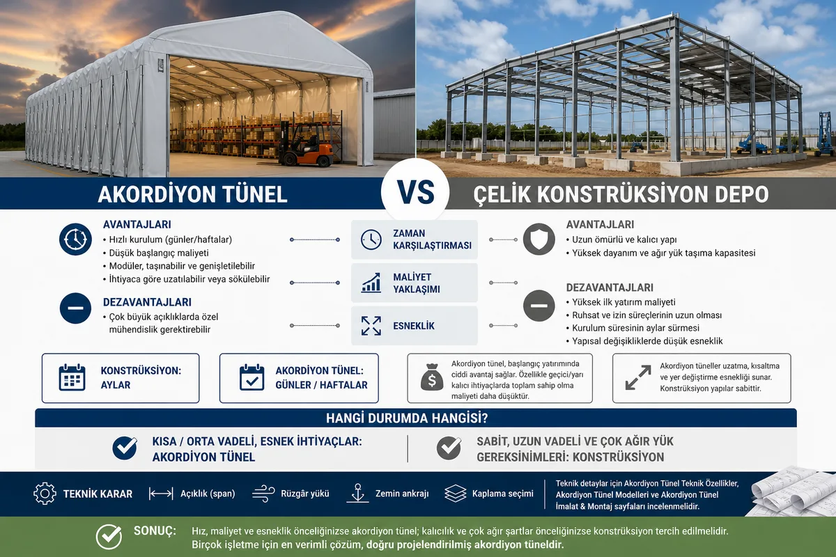 AKORDİYON TÜNEL SİSTEMLERİ