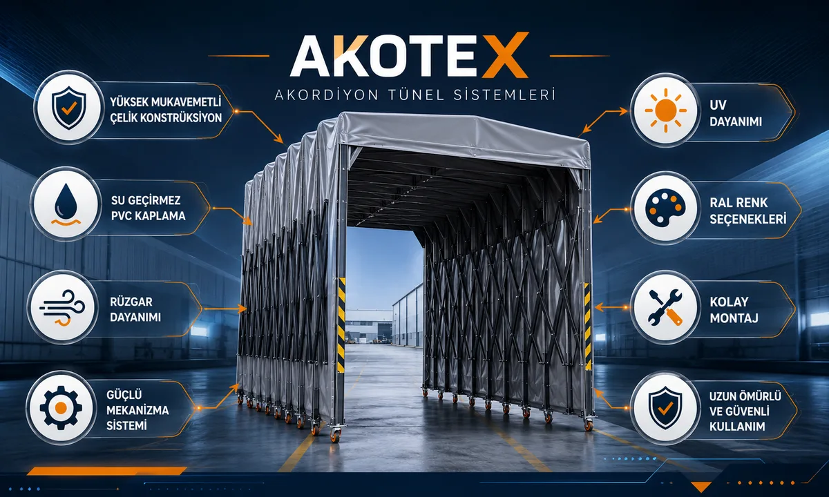 AKORDİYON TÜNEL TEKNİK DETAY