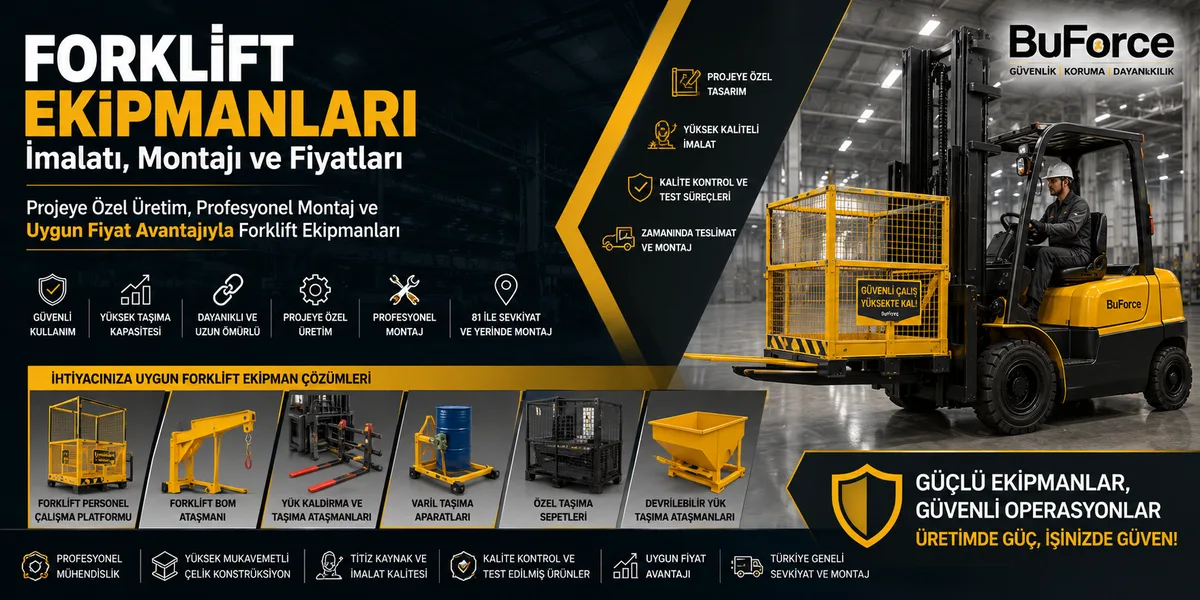 FORKLİFT EKİPMANLARI İMALATI