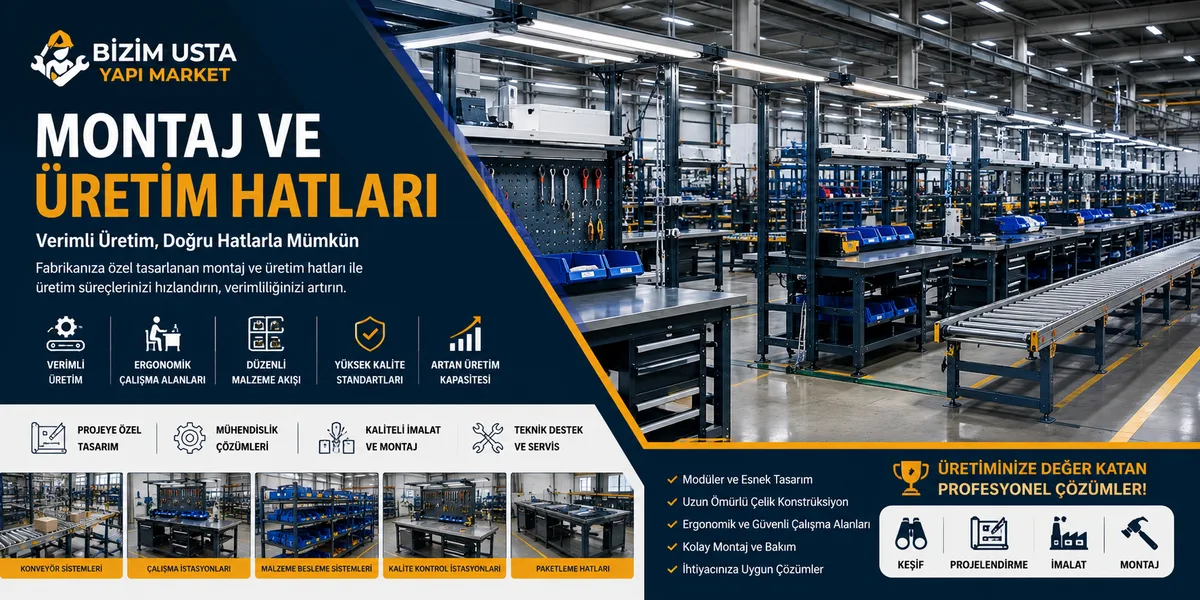 MONTAJ VE ÜRETİM HATLARI