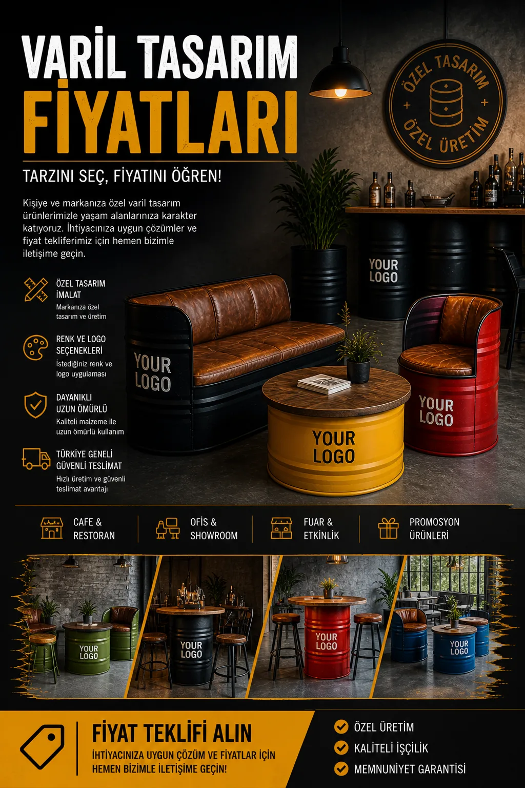 VARİL TASARIM FİYATLARI