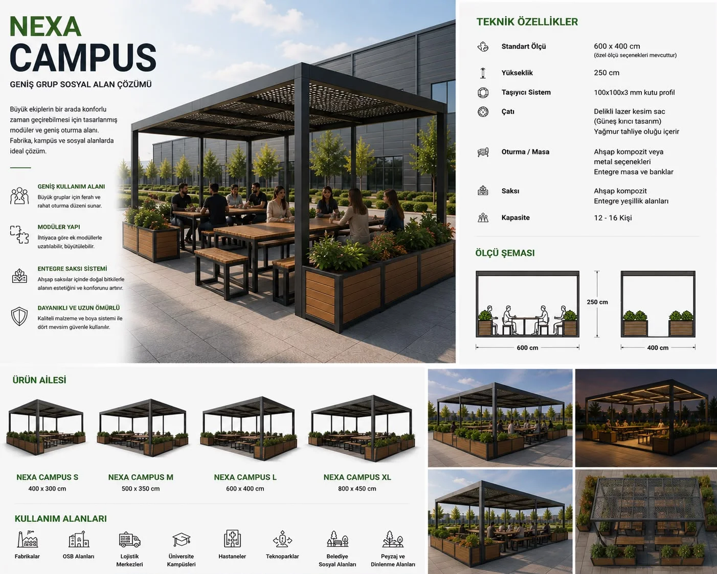 NEXA CAMPUS Geniş Grup Sosyal Alan Projesi