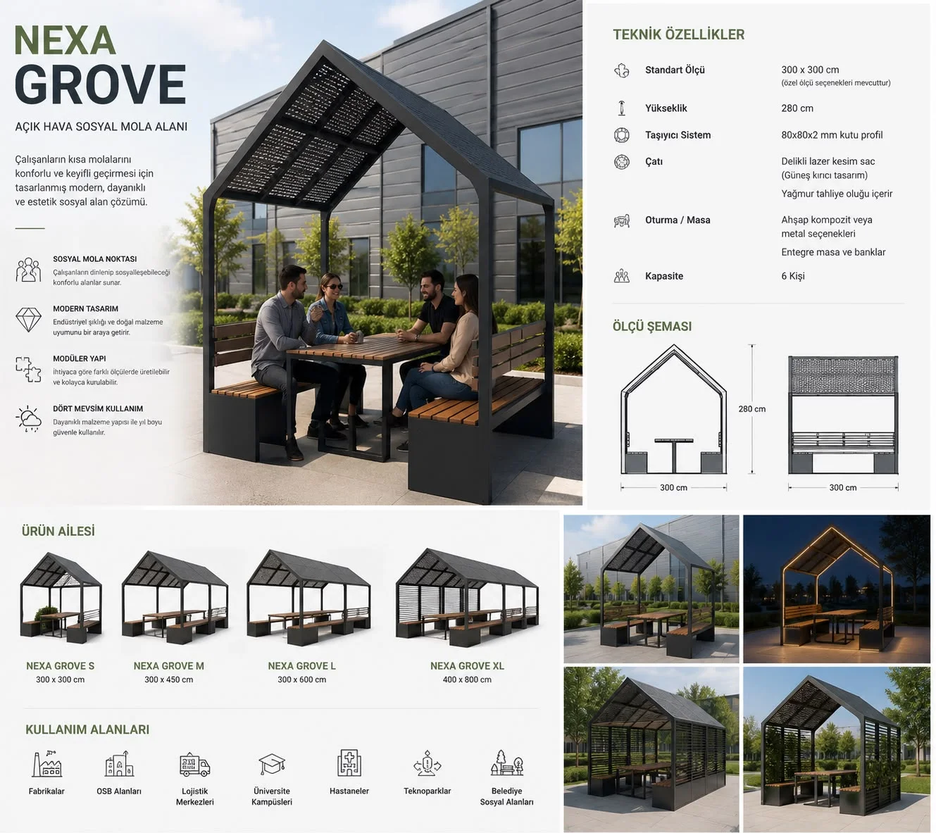 NEXA GROVE Açık Hava Sosyal Mola Alanı