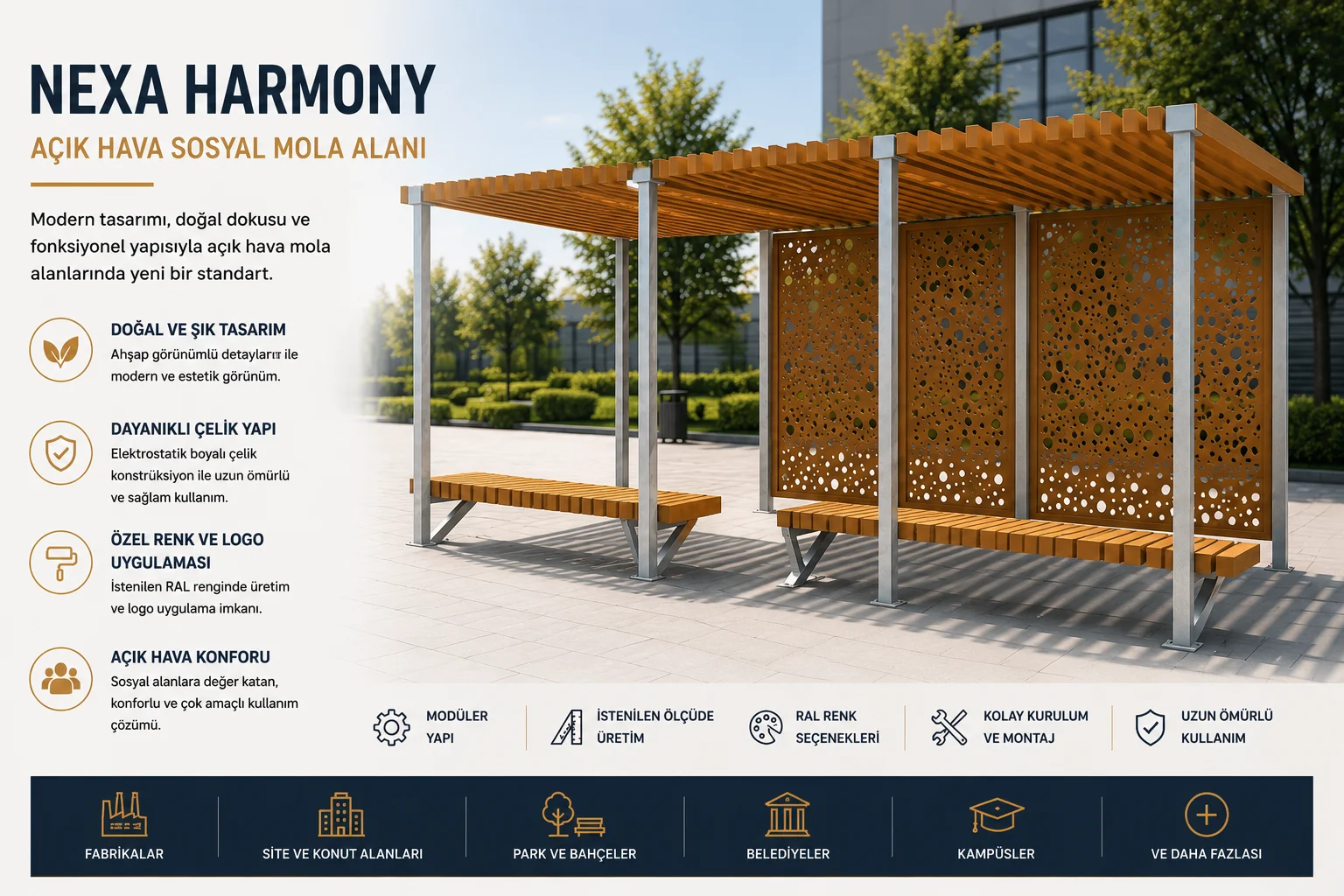 NEXA HARMONY SİGARA İÇME ALANI