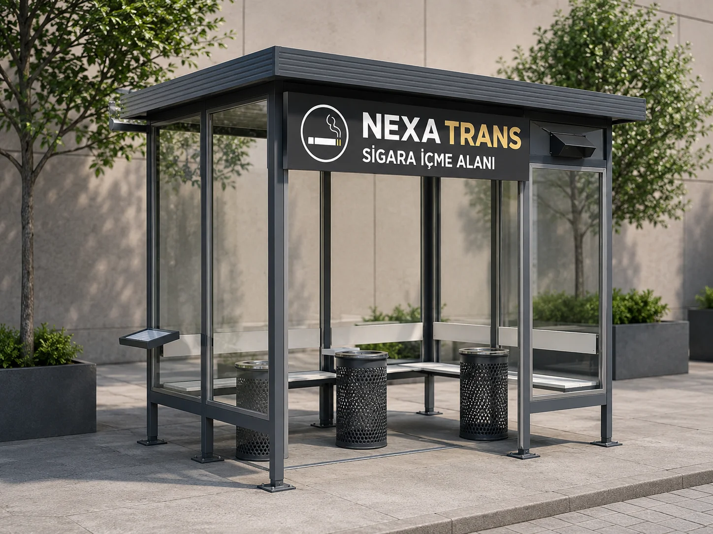 NEXA TRANS ADO DONDURMA Sigara İçme Alanı Projesi
