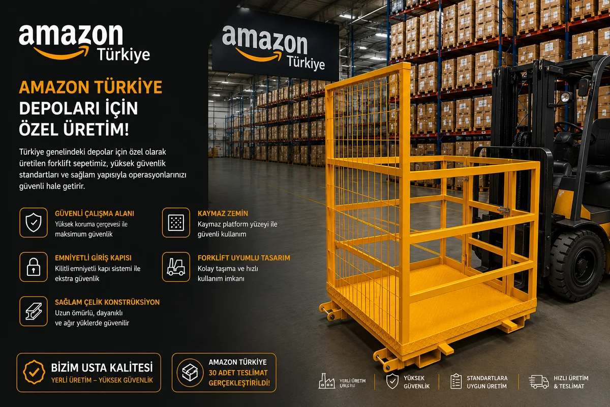 Amazon Türkiye Forklift Sepeti Projemiz