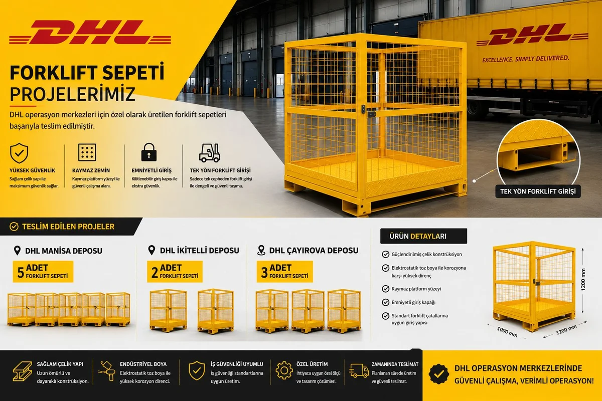 DHL Forklift Sepeti Projemiz