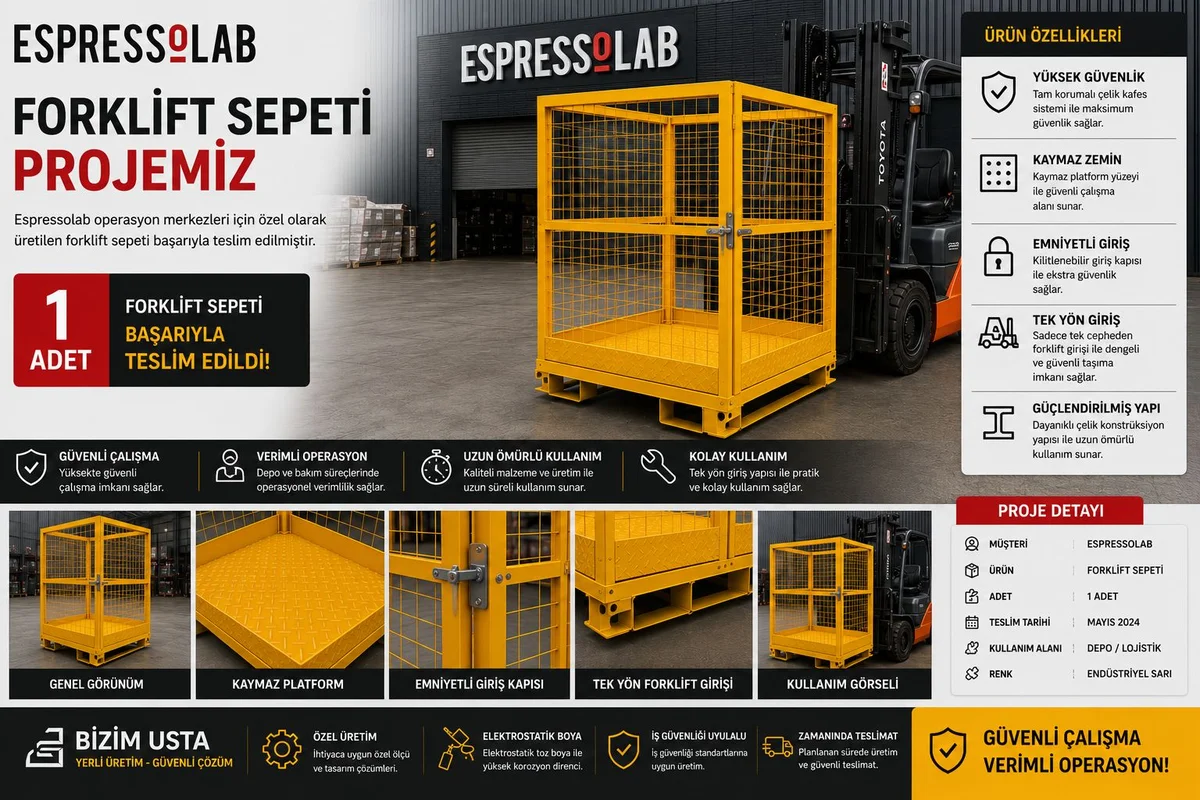 Espressolab Forklift Sepeti Projemiz