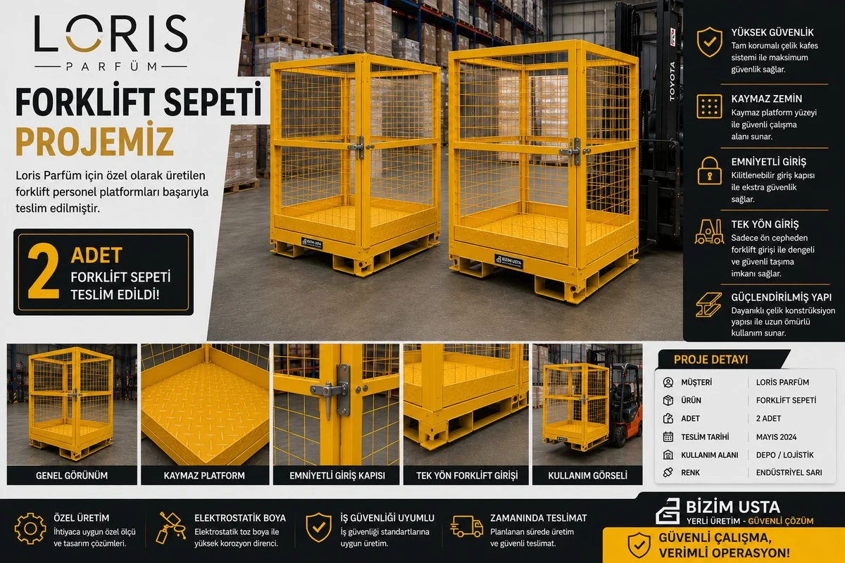 Loris Parfüm Forklift Sepeti Projemiz