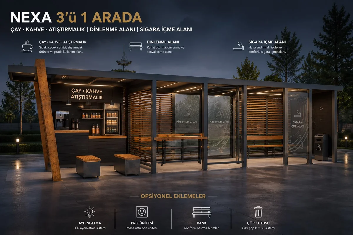 NEXA 3'ü 1 Arada Fabrika Sosyal Yaşam Alanı Projesi