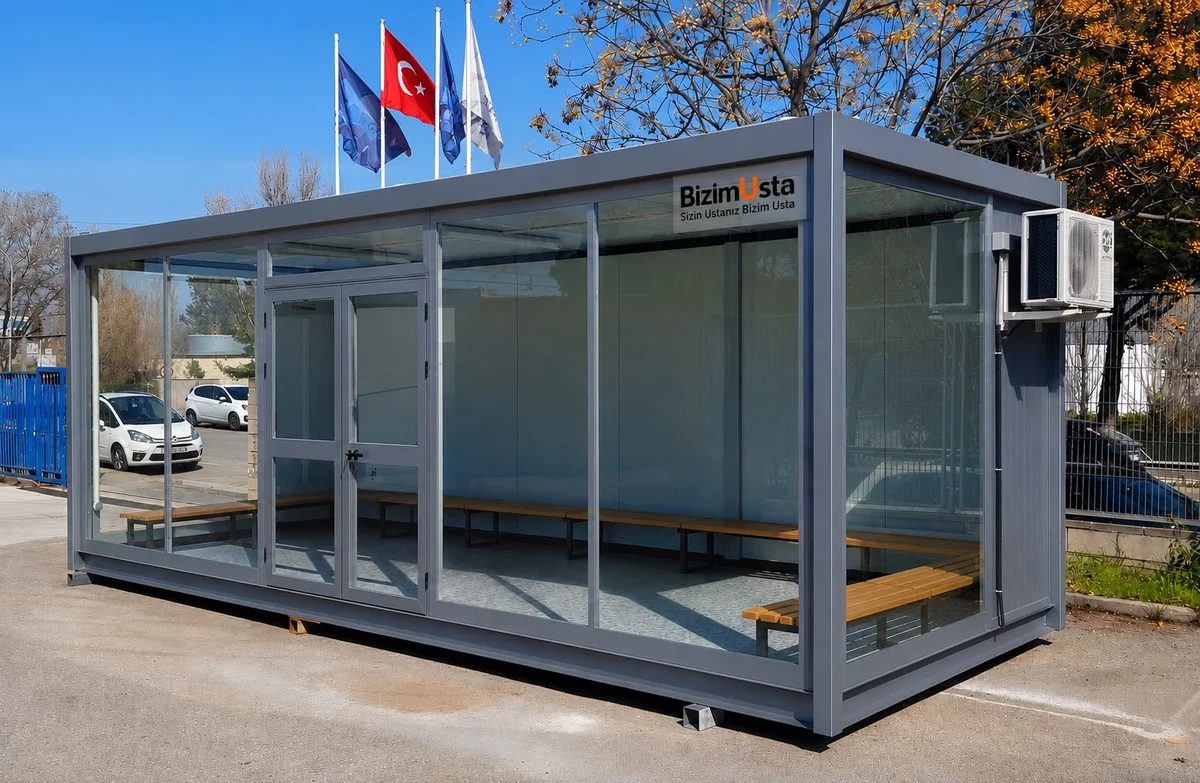 Taşınabilir Konteyner Sigara İçme Alanı Projesi