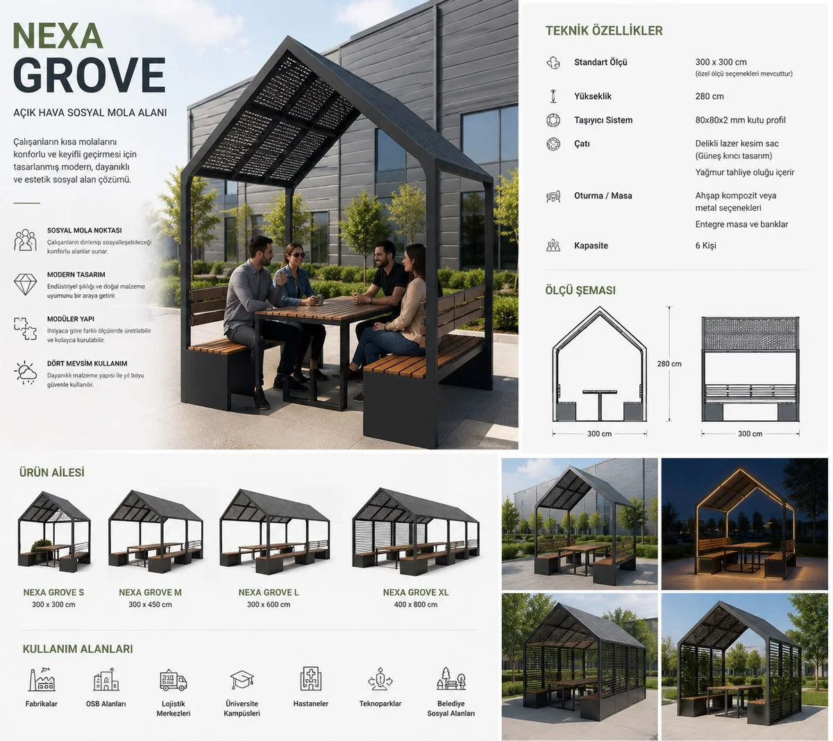 NEXA GROVE Açık Hava Sosyal Mola Alanı