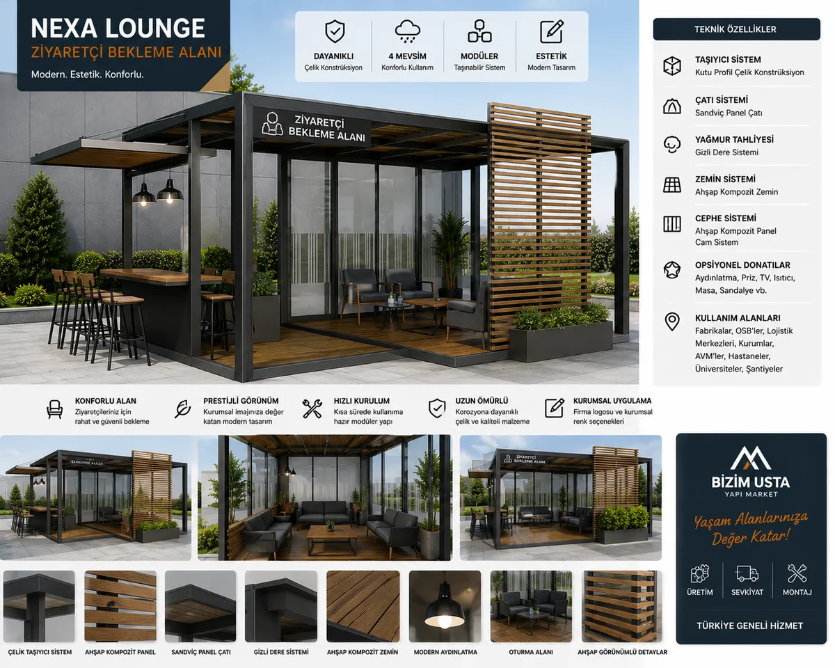 Nexa Lounge Ziyaretçi Bekleme Alanı