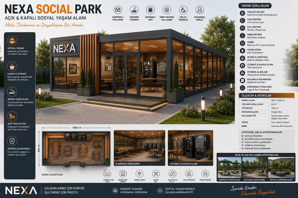 NEXA SOCIAL PARK SİGARA İÇME ALANI