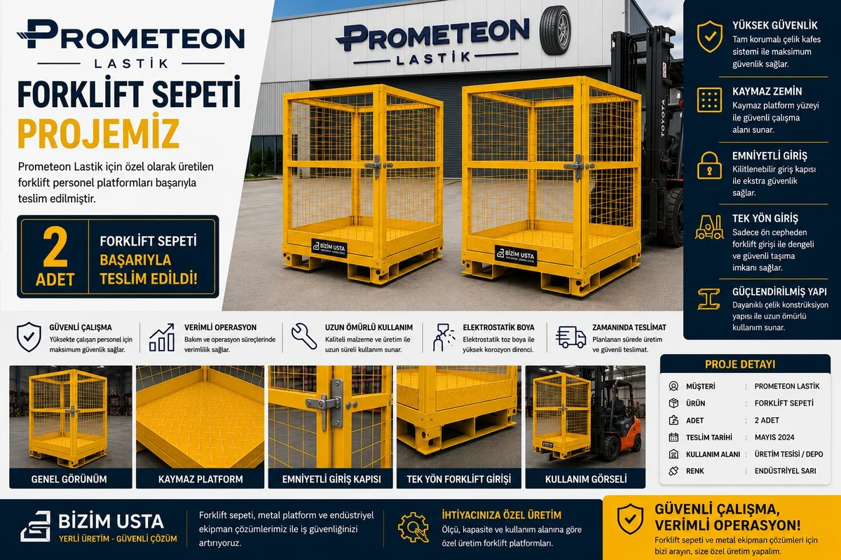 Prometeon Lastik Forklift Sepeti Projemiz