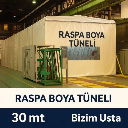 İCM MAKİNE AKORDİYON TÜNEL BOYAHANE PROJESİ