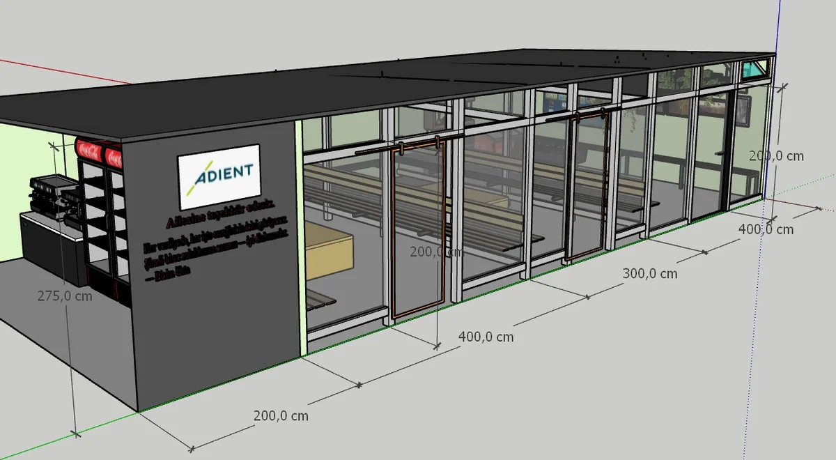 Adient Kocaeli Sosyal Yaşam ve Sigara İçme Alanı