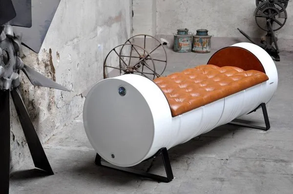 USTA BARREL CUSTOM Premium Varil Bench Koltuk (Uzanma Tipi)