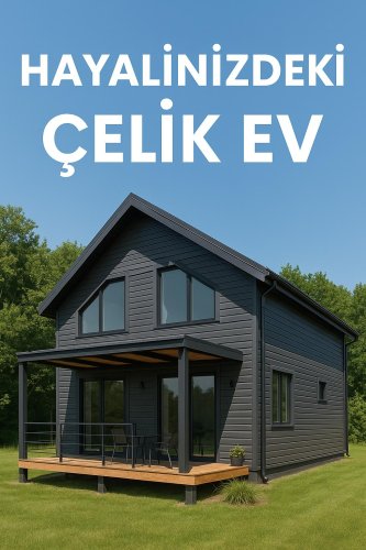 ÇELİK EV- KONTEYNER - ÇOCUK OYUN EVİ