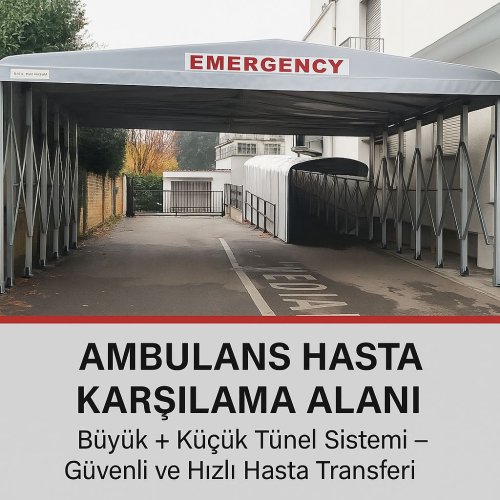 Akordiyon Tünel Hastane Acil Girişi Model 17