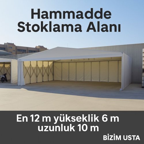 AKORDİYON TÜNEL NİHAİ ÜRÜN STOK ALANI MODEL 3