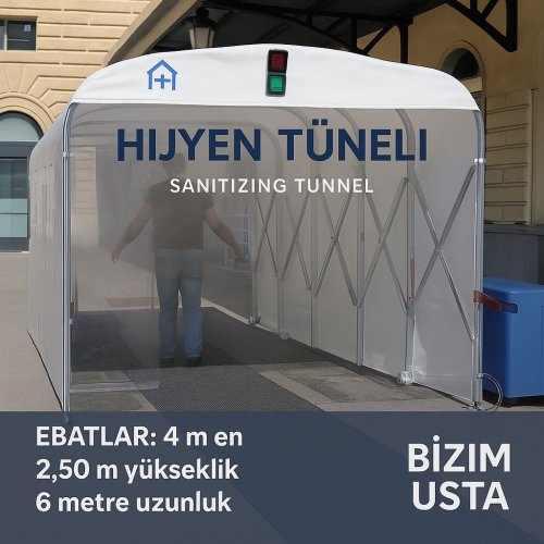 Hijyen Tüneli - Personel Dezenfeksiyon Tüneli Projesi